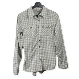 Carhartt Force Women’s Outdoor Button-down Long Sleeve Shirt - Small